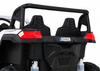 Buggy ATV Strong Racing dla 2 dzieci Biały + Silnik bezszczotkowy + Pompowane koła + Audio LED