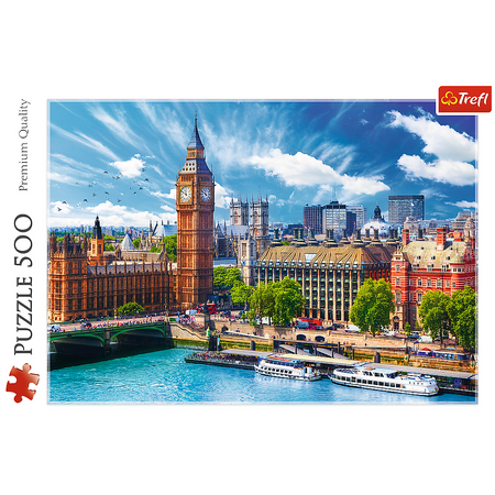 Puzzle - 500 - Słoneczny Londyn - Trefl 37329