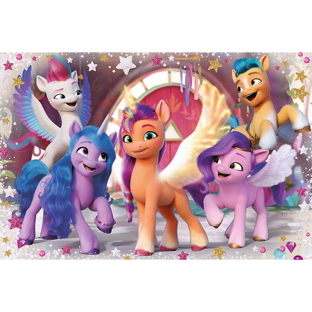 Puzzle - 24 Maxi - Wesoły dzień kucyków - My Little Pony - Trefl 14355