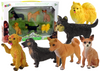 Zestaw 6 Figurek Psów Psy Rasowe Figurka Pies