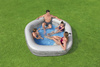 Dmuchany Basen ogrodowy dla rodziny 213x206x53cm BESTWAY + Dmuchane Siedziska + Cup holdery