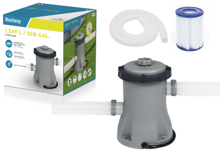 Filtrująca Pompa basenowa 1249l/h BESTWAY + Wymienny filtr I