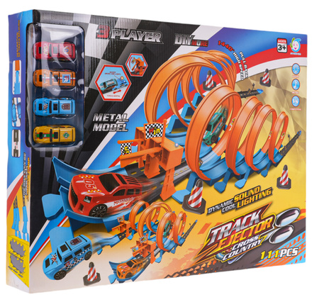 Ekstremalny Tor Wyścigowy z Funkcją Świateł i Dźwięku 111el.