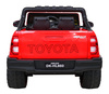 Toyota Hilux na akumulator dla dzieci Czerwony Pickup + Napęd 4x4 + Pilot