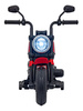 Motorek Chopper FASTER na akumulator dla dzieci Czerwony + Radio FM + Panel audio + LED