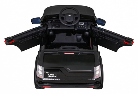 Land Rover Discovery Autko elektryczne dla dzieci Czarny SUV + Pilot