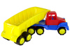 Duży Samochód z Naczepą 45cm Żółty