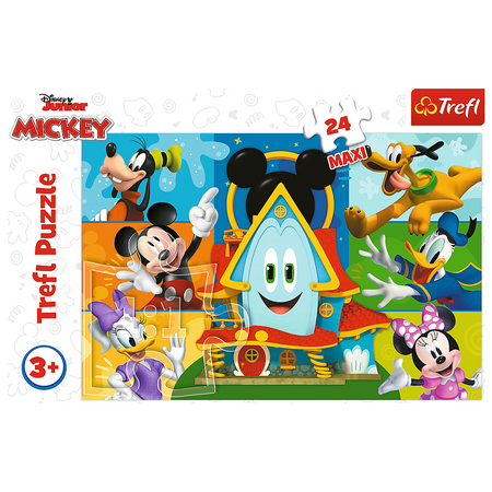 Puzzle - 24 Maxi - Myszka Miki i przyjaciele - Trefl 14351