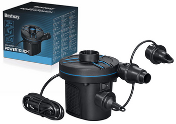 Pompka Elektryczna Bestway do akcesoriów dmuchanych + 3 wymienne końcówki