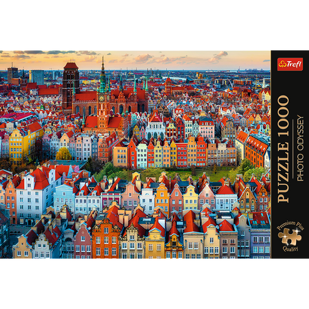Puzzle - 1000 Premium Plus - Widok na Gdańsk - Polska - Trefl 10856