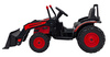 Koparka Traktor na akumulator dla dzieci Czerwony + Ruchome Ramię Łyżka + Pilot + Wolny Start + Radio FM + LED