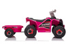 Quad Na Akumulator XMX630T Różowy Z Przyczepą