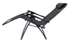 Leżak Ogrodowo Plażowy Czarny