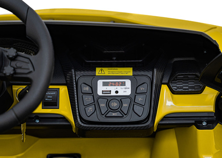 Pojazd Lamborghini Revuelto XL STRONG Żółty