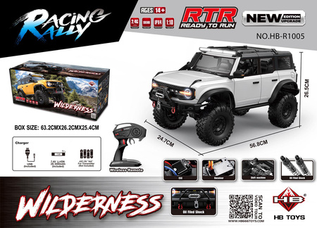 Auto R/C WILDERNESS 1:10 Biały