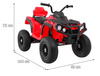 Quad ATV Air na akumulator dla dzieci Czerwony+ Koła pompowane + Radio MP3 + Wolny Start