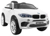 BMW X6M Elektryczne Autko dla dzieci, Biały SUV + Pilot