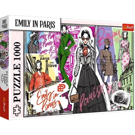 Puzzle - 1000 - Emily w Paryżu: Modowe Inspiracje - Trefl 10967
