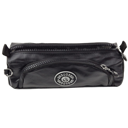 Piórnik Szkolny Funkcjonalny Dwie Kieszenie Zawieszka Mix