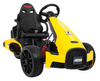 Gokart na akumulator Bolid XR-1 dla dzieci Żółty + Regulowana kierownica + Profilowane siedzenie
