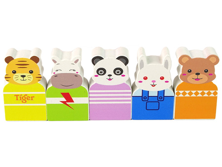 Obrotowy Drewniany Diabelski Młyn Figurki