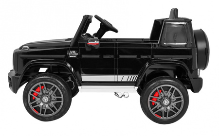 Mercedes AMG G63 dla dzieci Lakier Czarny + Pilot