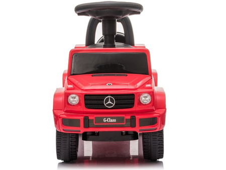 Jeździk Mercedes G-Class 652 Czerwony Dźwięk Klaksonu Silnika