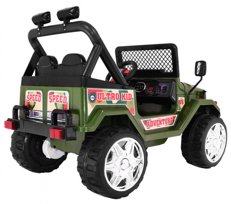 Terenowy Raptor Drifter na akumulator dla dzieci Zielony + Pilot