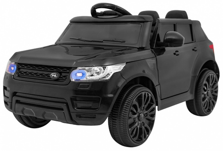 Autko Start Run na akumulator Czarny + Pilot + Bezpieczny SUV