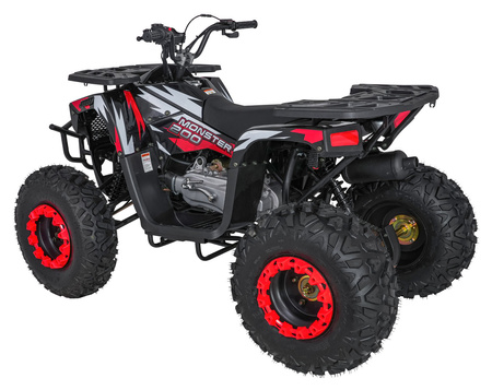 Pojazd Quad Spalinowy 200CC MONSTER Czerwony
