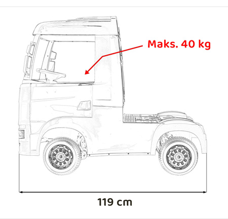 Pojazd Scania R-SERIE Czarny