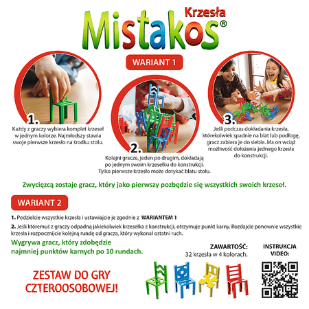 Gra zręcznościowa Krzesła MISTAKOS TREFL 02074