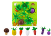 Gra Memory Owoce i Warzywa Drewniana