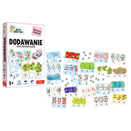 Gra dla dzieci Dodawanie Mały odkrywca Trefl 02805