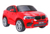 BMW X6M XXL dla 2 dzieci Czerwony SUV + Pilot + Ekoskóra