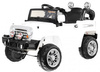 Autko terenowe JJ na akumulator dla dzieci Biały + Pilot + Schowek + Światła + Audio