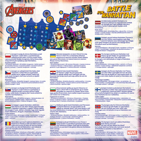 Gra rodzinna Battle for Manhattan Avengers Trefl 02512