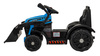 Traktor Spychacz G320 dla najmłodszych dzieci Niebieski + Ruchoma łyżka + Melodie + Klakson + Światła LED