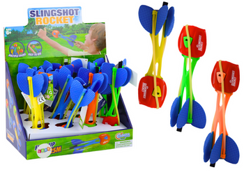 Rakieta Z Procą Do Rzucania Piankowa Kolorowa Odrzut 25 Metrów