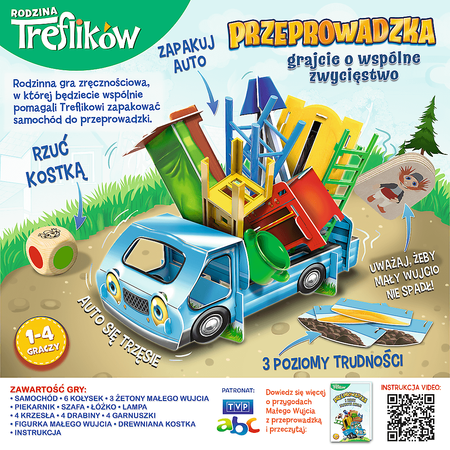 Gra zręcznościowa Przeprowadzka z Rodziną Treflików Trefl 02071