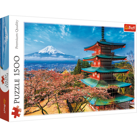 Puzzle - 1500 - Góra Fudżi - HUBER - Trefl 26132