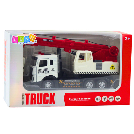 Ciężarówka Z Dźwigiem Metalowa Kabina Regulowany Wysięgnik Światła Dźwięki