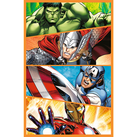 Puzzle - 3x80 - Dni pełne akcji - Disney Marvel The Avengers - Trefl 34883