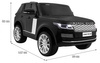 Range Rover HSE 2-osobowe Autko dla dzieci Czarny Suv + Pilot