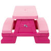 Zestaw Stolik Ogrodowy z Ławeczkami Dla Dzieci Dorex Różowy