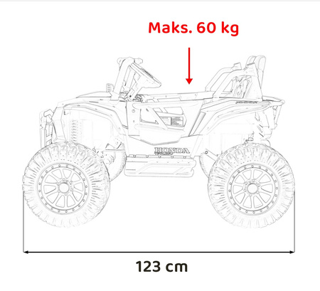 Pojazd Terenowy HONDA Talon 4x4 Zielony SxS