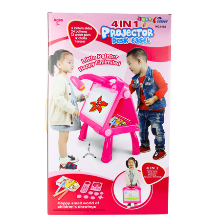 Tablica Sztaluga Projektor Stolik Do Malowania Rysowania 4w1 49 cm