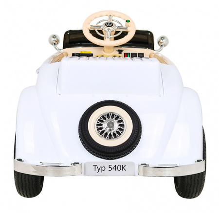 Mercedes Benz Retro 540A dla dzieci Biały