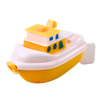 Zabawka Do Kąpieli Naciągana Łódź Biało Żółta Mix