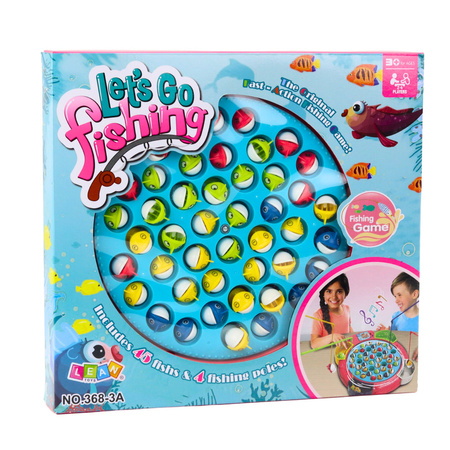 Gra Interaktywna Zręcznościowa Na Baterie Łowienie Rybek Niebieska